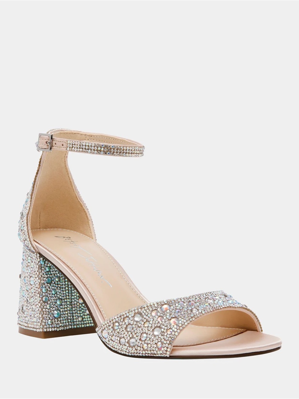 Kami Rhinestone Block Heel - Picture 2 of 9
